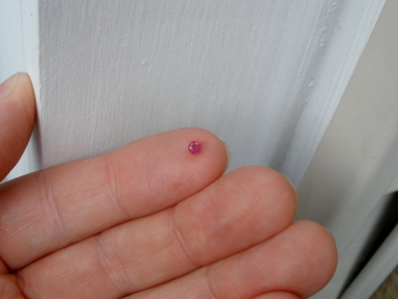 Red Ruby round loose gem 3mm