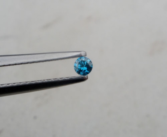 Blue diamond loose rounds 2.5mm