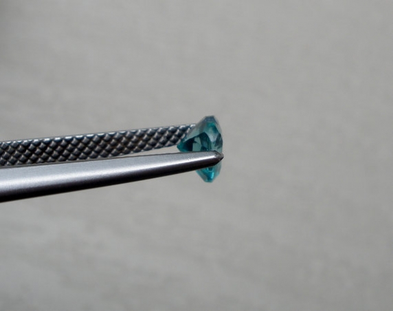 Teal Green Topaz Heart Gem 5mm