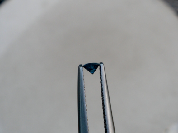 Blue diamond loose round 3mm