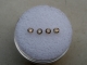 4 champagne diamond loose rounds 2.5mm each