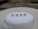 4 champagne diamond loose rounds 2.5mm each
