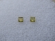 Yellow diamond princess pair 1.8mm each