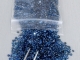 Over 1 carat blue sapphire round parcel lot 2mm each