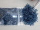 Over 1 carat blue sapphire round parcel lot 2mm each
