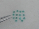 Over 1 carat Colombian emerald round gem parcel 2.5mm each