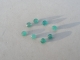 Over 1 carat Colombian emerald round gem parcel 3mm each