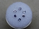 6 Tanzanite round gems 3mm each 6 Tanzanite round gems 3mm each