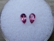 Pair of 5x3 mm  Pink Topaz Pear Gems in AAA Grade