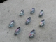 8 Rainbow mystic topaz oval gems 7 x 5mm each