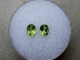 Peridot oval gem pair 5 x 4mm each