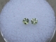 2 Peridot round loose gems 3mm each