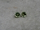 2 Peridot round loose gems 3mm each