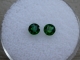 Matching Pair 4 mm Green Round Chrome Diopside in AAA Grade Matching Pair 4 mm Green Round Chrome Diopside in AAA Grade