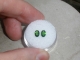 green chrome diopside oval gem pair 6x4mm each