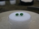 green chrome diopside oval gem pair 6x4mm each
