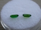 Green octagonal chrome diopside pair 5x3mm each