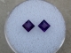 2 Loose Natural African Amethyst Square Gems 4mm Each 2 Loose Natural African Amethyst Square Gems 4mm Each