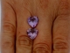 10mm Heart Shape Amethyst Gem Pair in AAA Grade
