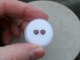 Garnet heart gem pair 5mm Garnet heart gem pair 5mm
