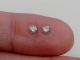 Champagne natural diamond loose faceted round pair 3.5mm each Champagne natural diamond loose faceted round pair 3.5mm each