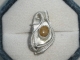 Sunstone Sterling Silver Wire Wrapped Pendant