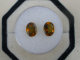 8x6mm Golden Yellow Mystic Quartz Oval Gem Pair