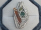 Tourmaline and Kyanite Wire Wrap Pendant Tourmaline and Kyanite Wire Wrap Pendant