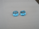 Glacier Blue Topaz Cushion Loose Faceted Natural Gem Pair 9mm each Glacier Blue Topaz Cushion Loose Faceted Natural Gem Pair 9mm each