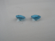 Glacier Blue Topaz Cushion Loose Faceted Natural Gem Pair 9mm each