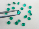 5mm Emerald round loose faceted gem for Jewelry, Crafts, Gem Collecting and Gift