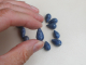Blue Sapphire Briolette Drilled Tear Drop Natural Gem