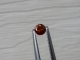 3.5mm cognac red diamond loose round 0.17 carat
