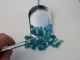Blue Apatite crystal rough gem mix parcel over 50 carats