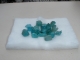 Blue Apatite crystal rough gem mix parcel over 25 carats