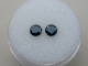 Black diamond round matching pair 4.5mm each