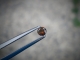 3.5mm Cognac Red Diamond loose round 0.18 carat