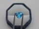 Swiss Blue Topaz Heart Gem 8mm