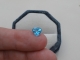 Swiss Blue Topaz Heart Gem 8mm