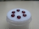 6 Garnet Round gems 4mm each 6 Garnet Round gems 4mm each