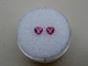 Pink topaz heart gem pair 4mm