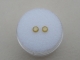 Yellow diamond round pair 3.6mm each