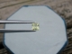 Peridot square loose gem 4mm