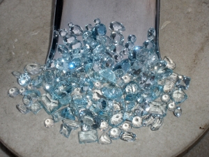 20 carats Aquamarine gem mix