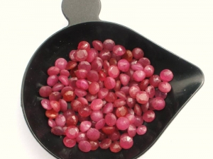 Over 1 Carat Loose Natural Ruby Round Cut Gems 3MM Each