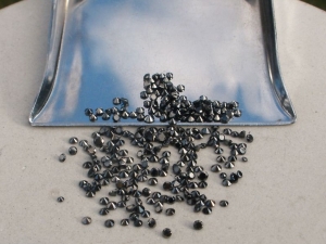 Over 1/4 Carat Black diamond round parcel 1.4 to 1.7mm each