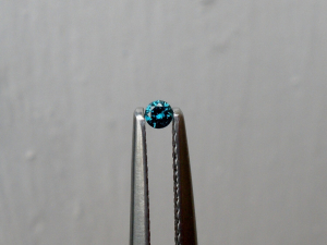 20 Blue diamonds loose round 2mm each