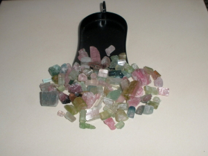 Tourmaline crystal rough gem mix parcel lot over 100 carats