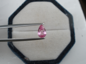 Pink Topaz Pear Gem 8x5mm
