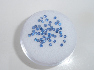 Over 1 Carat Blue Sapphire Round Natural Gem Parcel 1.5mm Top Quality